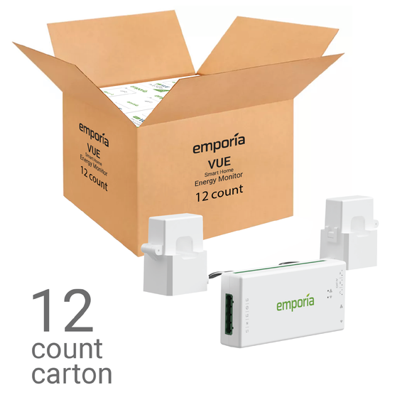 Emporia Vue: Energy Monitor Whole Home (Gen 3) Carton of 12