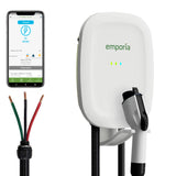 Emporia EV Charger | Energy Star | UL Listed | 48 Amp | 24' Cable