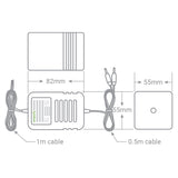 Pair of 200A Flexible Sensors for Vue 3 Home Energy Monitor (Power Supply Included)