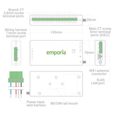 Emporia Vue 3 3-PHASE Energy Management Hub & Monitor with 16 Sensors SAMPLE